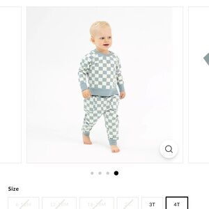 angel dear raflan sweatshirt and jogger set